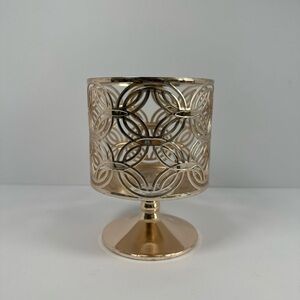 Bath & Body Works Gold Filigree Pedestal Votive Holder